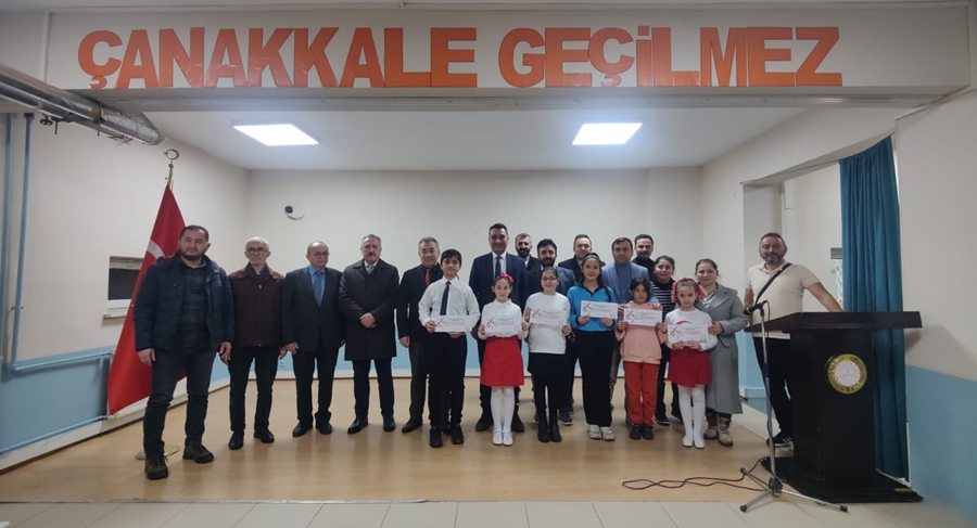 İSTİKLAL MARŞINI GÜZEL OKUMA YARIŞMASI İLÇE FİNALİ YAPILDI