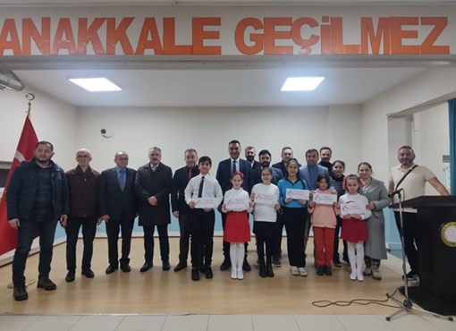 İSTİKLAL MARŞINI GÜZEL OKUMA YARIŞMASI İLÇE FİNALİ YAPILDI