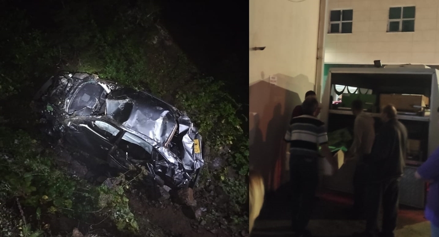 YAYLA YOLUNDA  TRAFİK KAZASI 3 ÖLÜ 1 YARALI