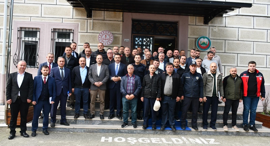 MAHALLE VE KÖY MUHTARLARI İLE TANIŞMA TOPLANTISI DÜZENLEDİ