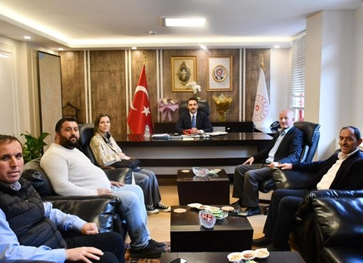 YEREL VE ULUSAL BASIN  TEMSİLCİLLERİYLE GÖRÜŞTÜ