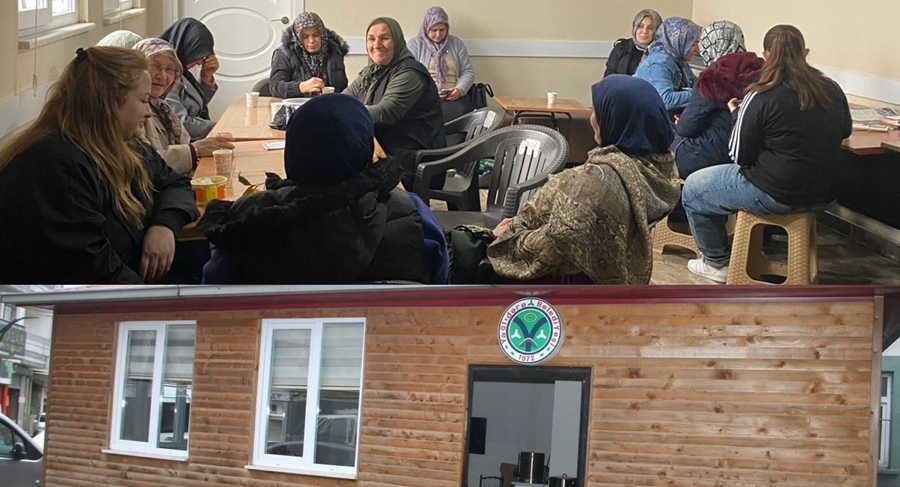 YAĞLIDEREDE KADIN DİNLENME EVLERİNE İLGİ GÖSTERİLİYOR