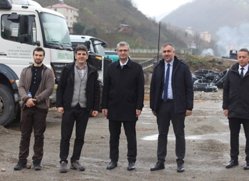 İLÇEYE YENİ YAPILACAK HASTANE ALANINDA İNCELEMELERDE BULUNDU