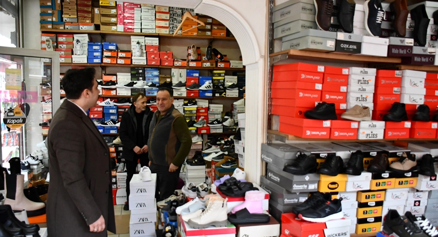 ESNAF ZİYARETLERİNİ SÜRDÜRÜYOR