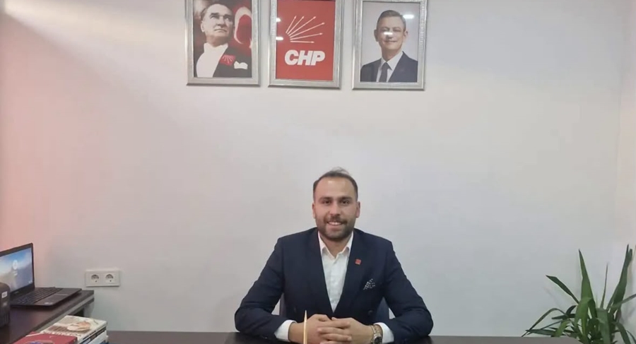 CHP İLÇE BAŞKAN ALPER AYDIN GÖREVİNDEN VE PARTİSİNDEN İSTİFA ETTİ