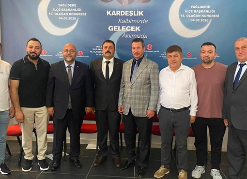 MHP YAĞLIDERE İLÇE BAŞKANI KAMİL TURAN GÜVEN TAZELEDİ