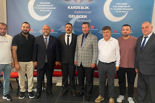 MHP YAĞLIDERE İLÇE BAŞKANI KAMİL TURAN GÜVEN TAZELEDİ