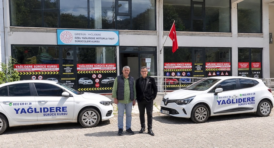 YAĞLIDERE SÜRÜCÜ KURSUNUN YENİ ORTAĞI HİDAYET BOLAT OLDU