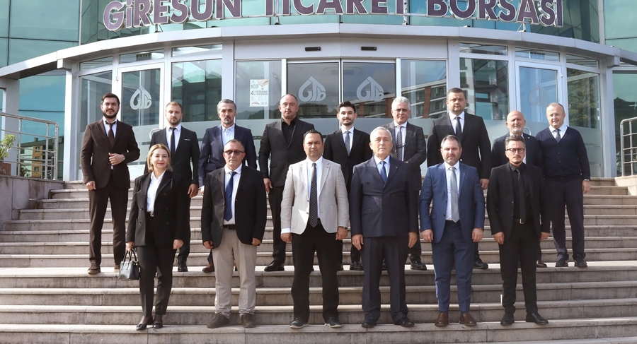 GİRESUN TİCARET BORASINDA GÖREV BÖLÜMÜ YAPILDI