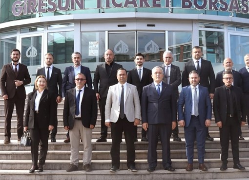GİRESUN TİCARET BORASINDA GÖREV BÖLÜMÜ YAPILDI