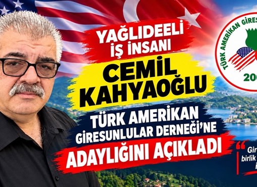 CEMİL KAHYAOĞLU ADAYLIĞINI AÇIKLADI